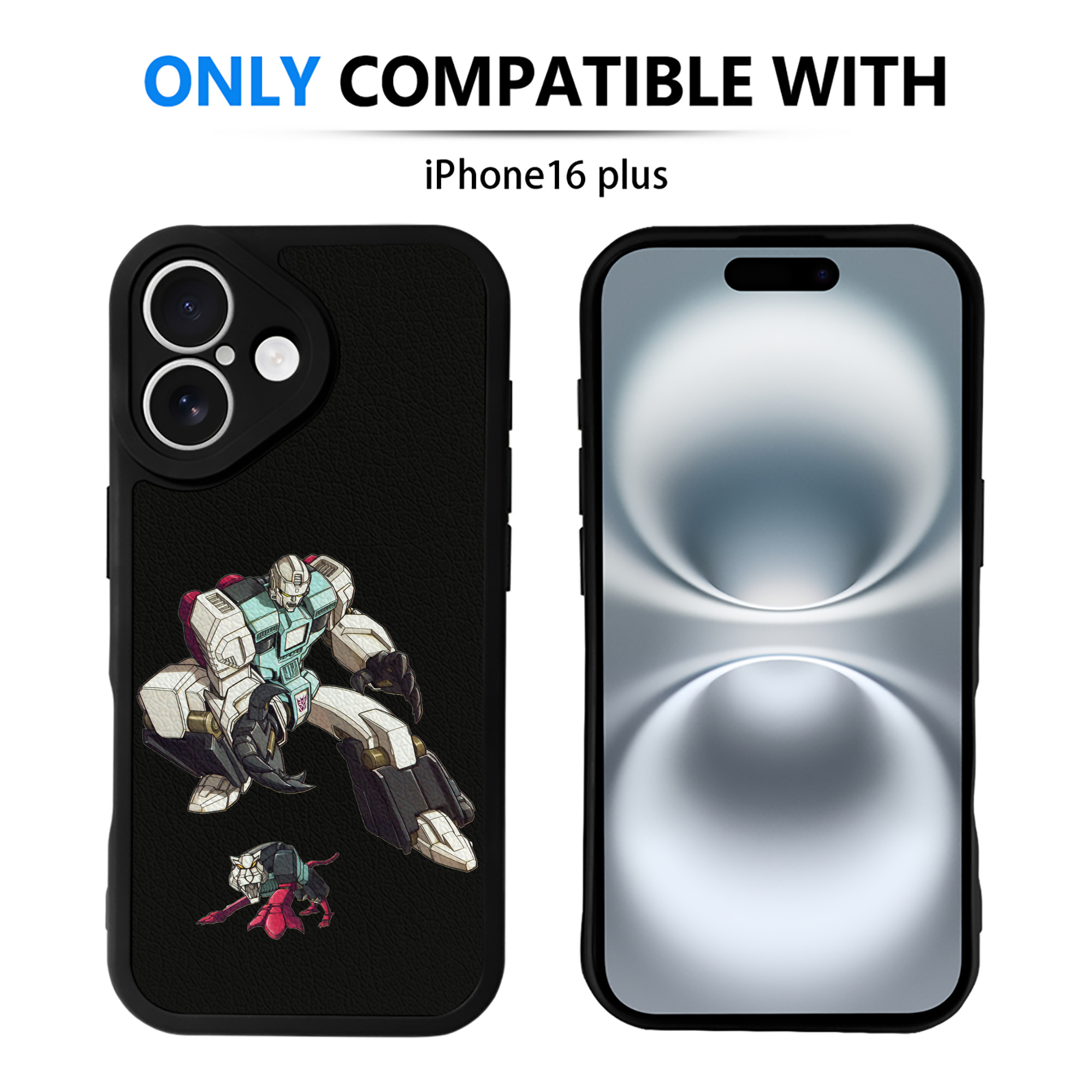 （画像用）  【iPhone 16シリーズ対応】シリコンスマホケース（レザー調） 材質：シリコン